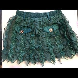 Unique sage teal colored skirt  <3